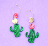 Party Cactus Hoops
