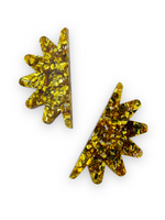 Rayz Sunray Large Studs - Gold Chunky