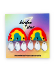 Wavy Rain Bow Studs no.2