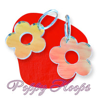 Poppy Hoops in Iridescent