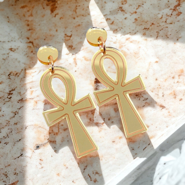 Eternal Life Ankh Dangles